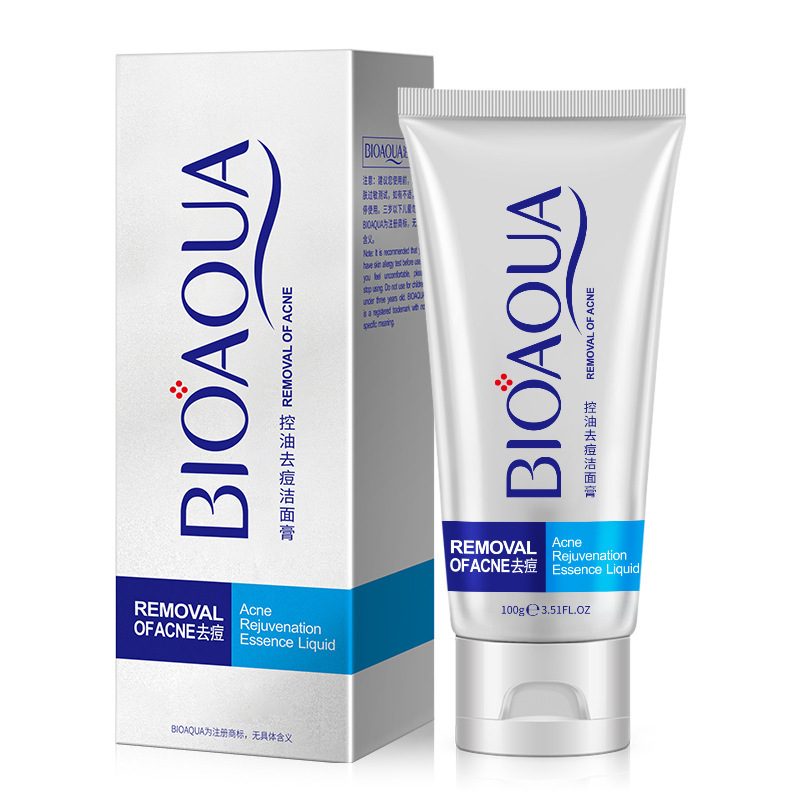 OEM/ODM BIOAQUA Hot Selling Oil-control Acne Cleansing Skin Whitening Face Cleanser