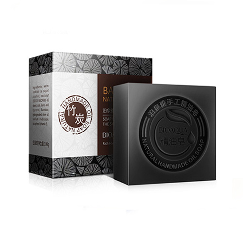 OEM/ODM BIOAQUA Bamboo Charcoal Essential Oil Soap