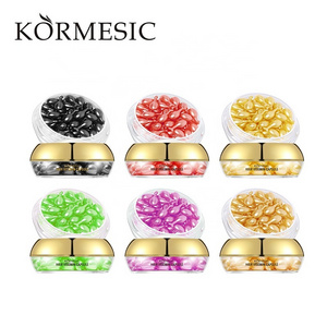 KORMESIC Private Label hair mask care green vitamin e hair oil serum capsule vitamin for hair capsule