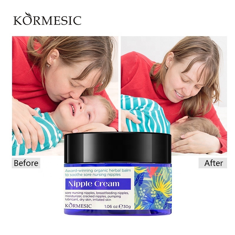 OEM Private Label KORMESIC Natural organic Nipple Cream lanolin nipple cream for breastfeeding