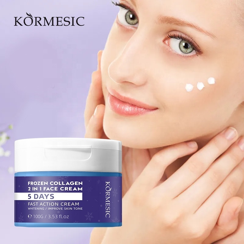 OEM KORMESIC Skin  Facial 100g gluta frozen collagen 2 in 1 whitening cream