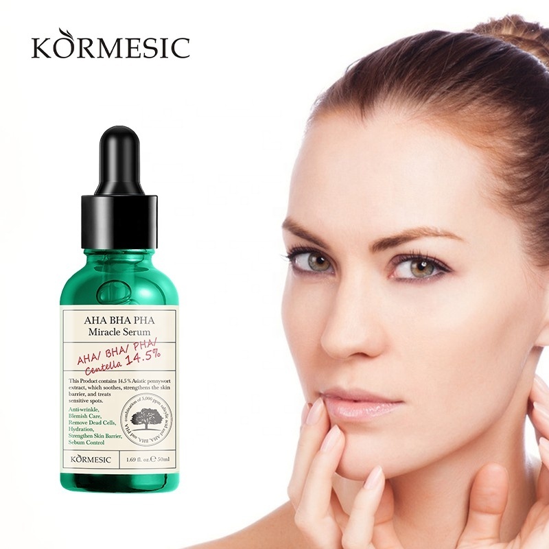 OEM ODM KORMESIC clarifying skin 150ml aha bha pha 30 days miracle toner facial toner kit