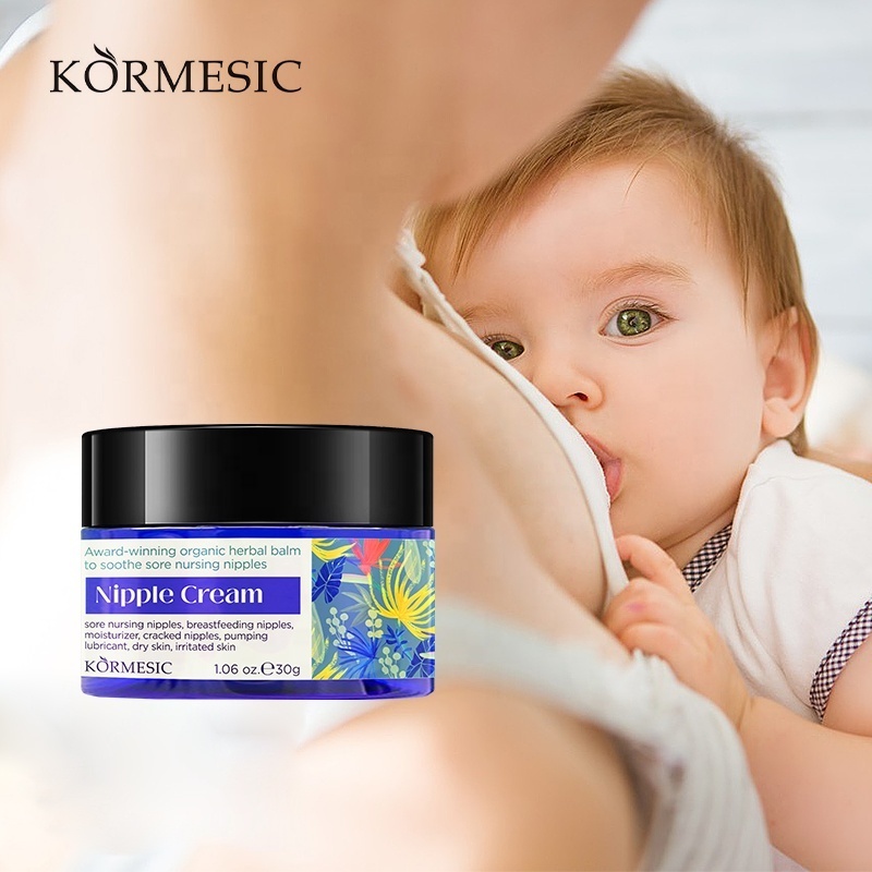 OEM Private Label KORMESIC Natural organic Nipple Cream lanolin nipple cream for breastfeeding