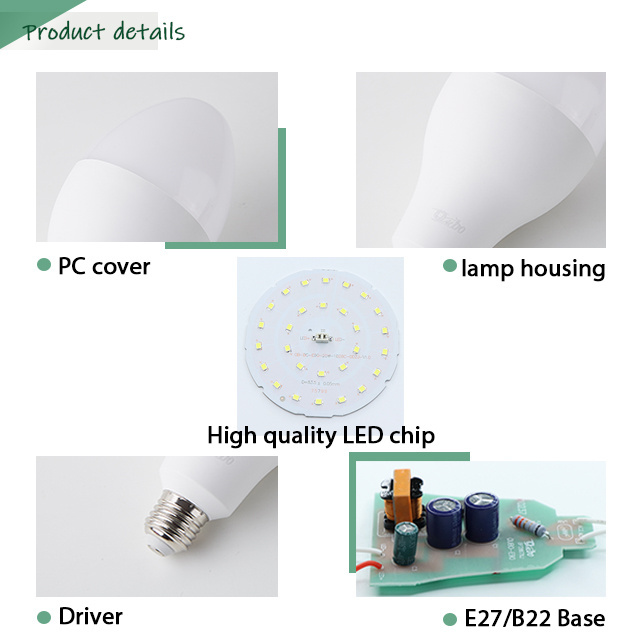 Factory  ultra bright lamp E80 18W base B22 LED football Rugby bowling bulb