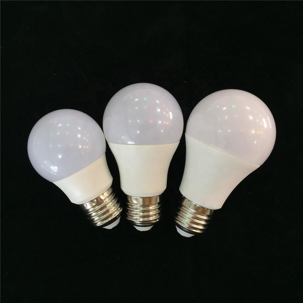 Hangzhou factory Low price A60 7W LED lights bulb 7 watt LED bulb lamp with warranty