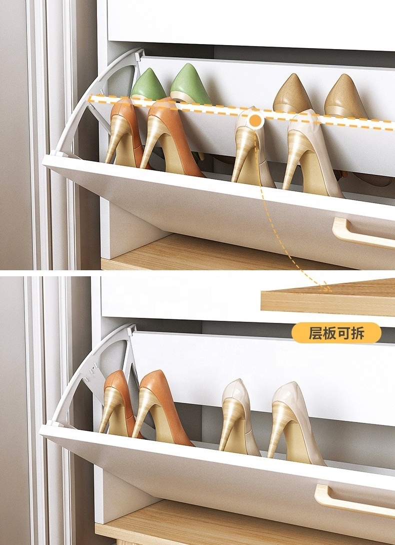 Modern Simple Multi-layer Shoe Cabinet Hallway Furniture Rotating Storage Unit Cupboard Shoe Rack