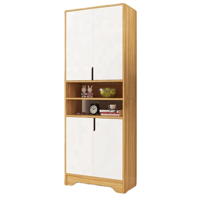 Modern 4 Doors Shoe Cabinet with Doors Storage Rack Organizer Shelf Closet Entryway Home