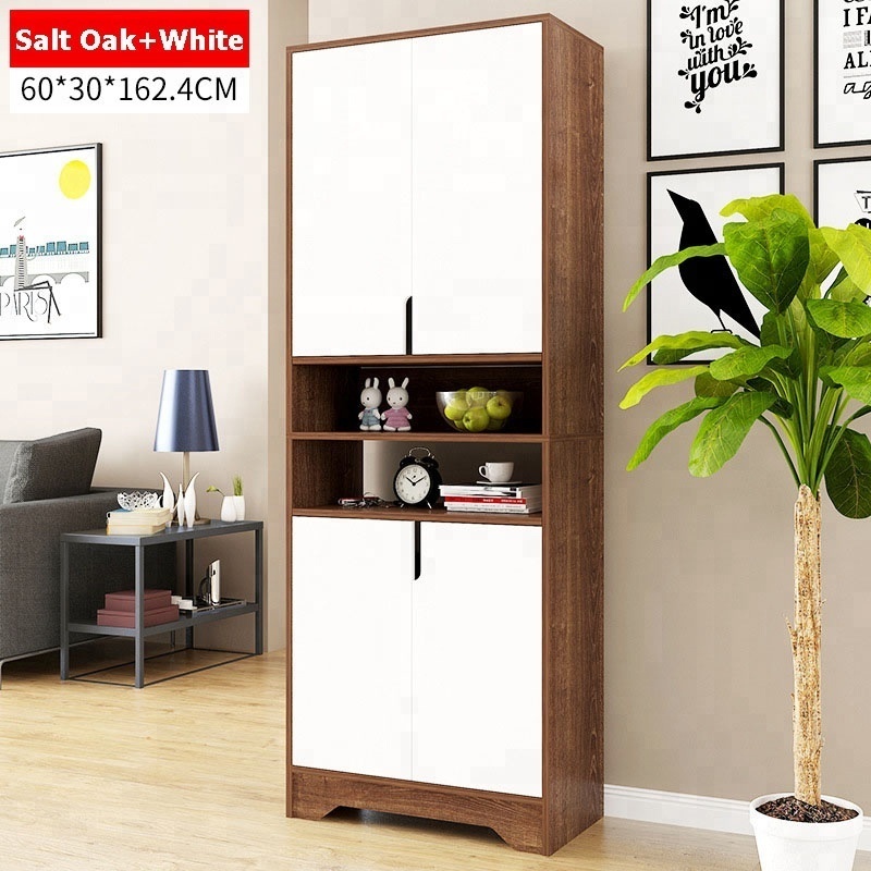 Modern 4 Doors Shoe Cabinet with Doors Storage Rack Organizer Shelf Closet Entryway Home