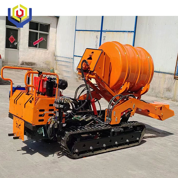 Good quality Mini Self-loading concrete drum mixer