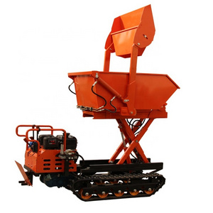 Crawler Type Mini Dump Truck 1000kg Dumper for Garden Use