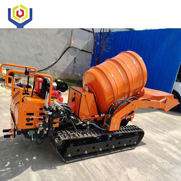 Good quality Mini Self-loading concrete drum mixer