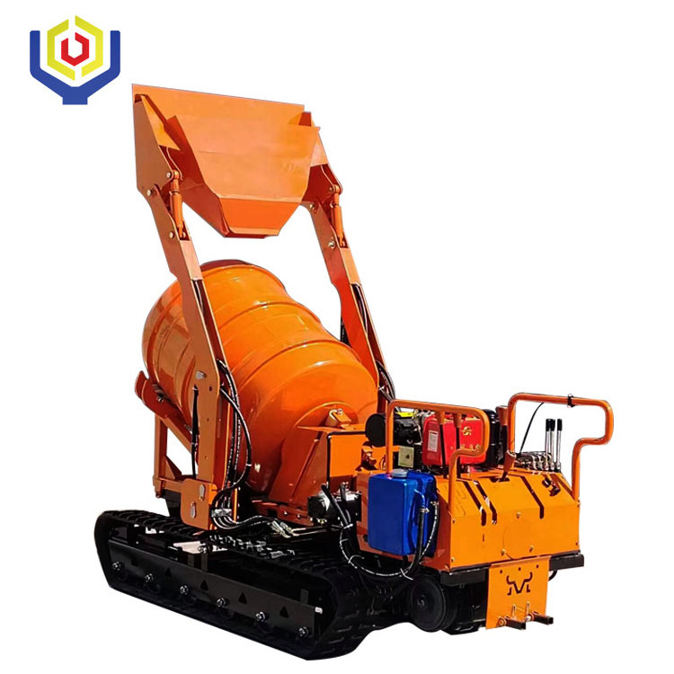 Good quality Mini Self-loading concrete drum mixer