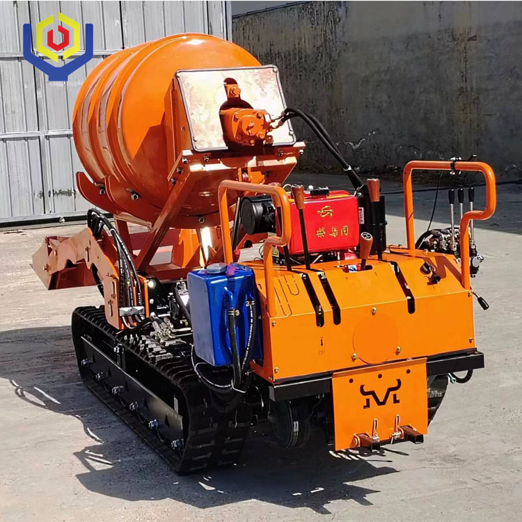 Good quality Mini Self-loading concrete drum mixer