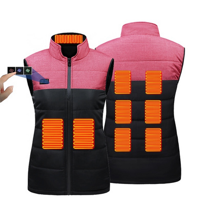 Custom Heated Vest For Men And Women Outdoor Battery Heated Vest Unisex Hunting USB Jacket Heated Coat