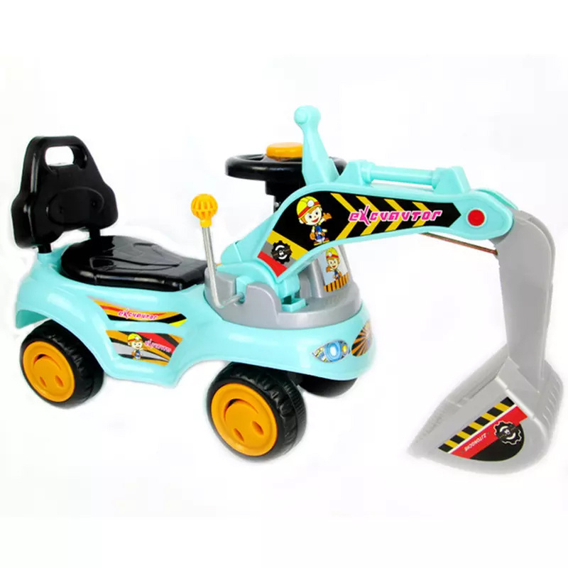 Children's Electric Excavator Engineering Vehicle baby Ride On Toy Car Upgrade The Fully Electric Arm Car For Kids