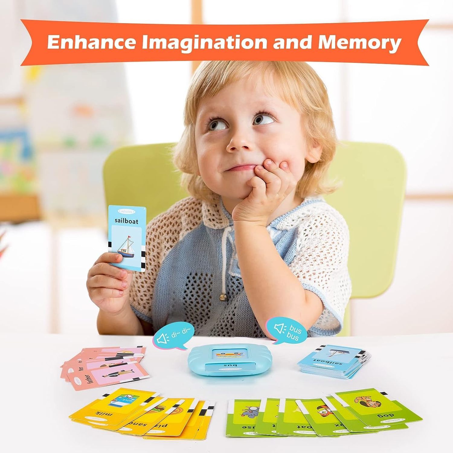 Early Educational Intelligent Baby Children's Kids Bilingual Speech Therapy Toys Talking Flash Cards Learning Machine Toys