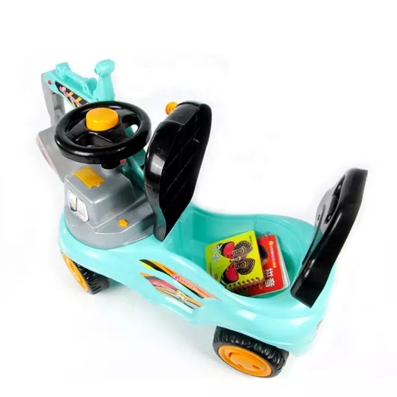 Children's Electric Excavator Engineering Vehicle baby Ride On Toy Car Upgrade The Fully Electric Arm Car For Kids