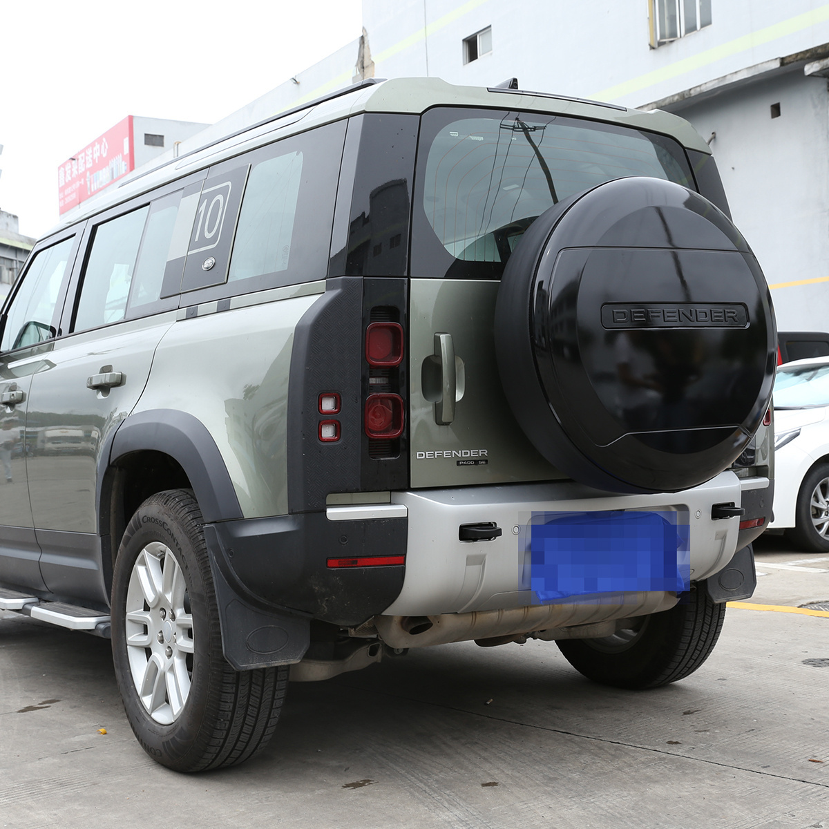 For LR Defender 110 130 2020 Car Rear Spare Tire Protective Cover Spare Wheel Covers Car Exterior Accessories