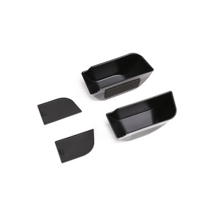 ABS Black Car Door Storage Box Phone Tray Accessories For Land Rover Defender 90 110 2020-2022