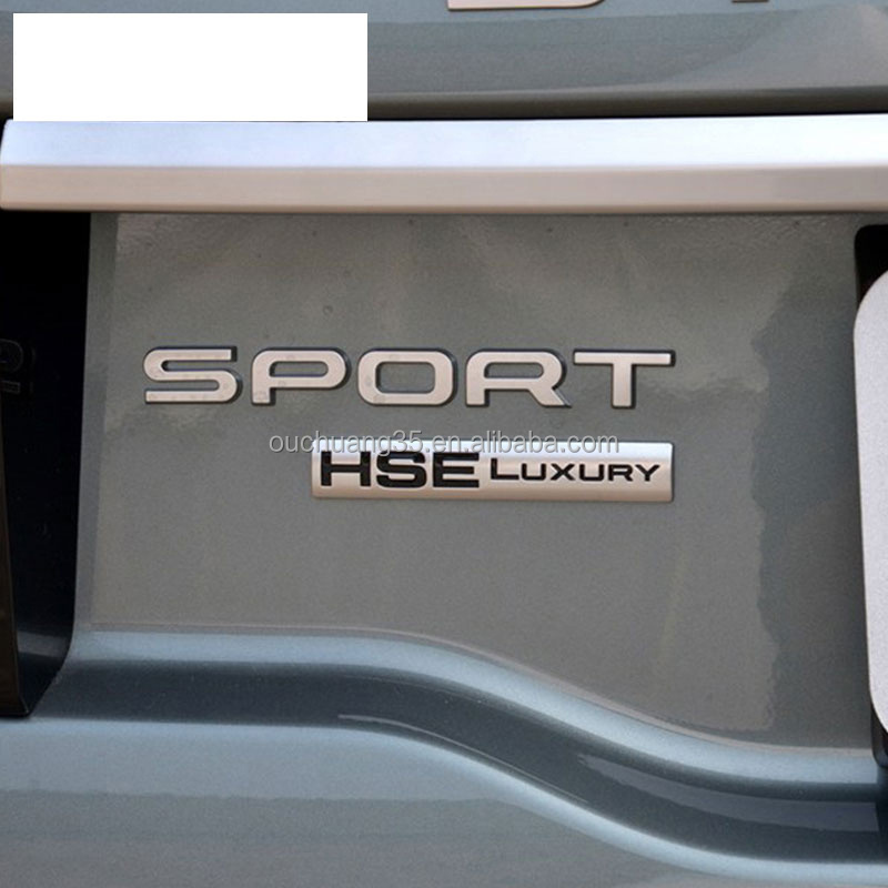 HSE LUXURY Emblem Badge For Land Rover Discovery Sport Car-styling ABS Chrome Accessories and parts