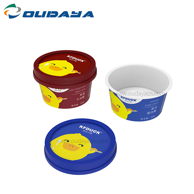 disposable pp injection plastic cup ice cream cups with lids yogurt cup with spoon