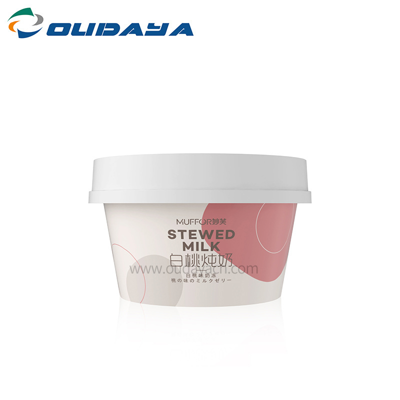 170ml 150g pot de yoghurt empty with lid tamper proof IML yogurt pack PP container plastic yoghurt cup