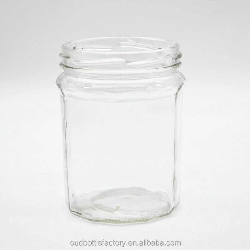 Customized 200ml Round Food Storage Canning Glass Mason Jar Glass Jam Jar Pot De Confiture En Verre Glass Jar With Metal Lid