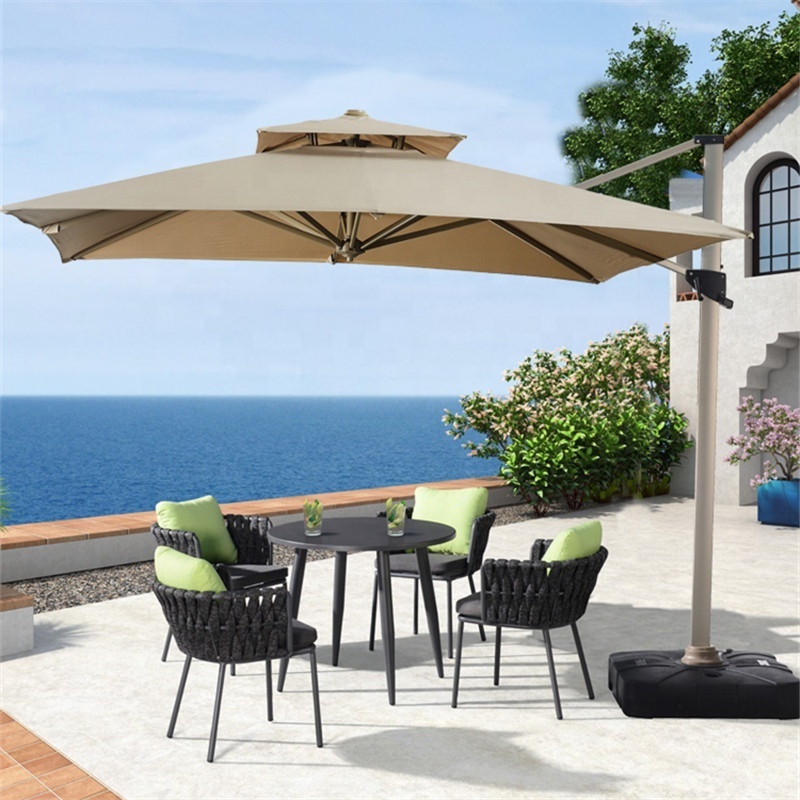 Wholesale Cheap Waterproof High Quality Outdoor Umbrella Square 3x3m Patio  Beach Parasol  Umbrella