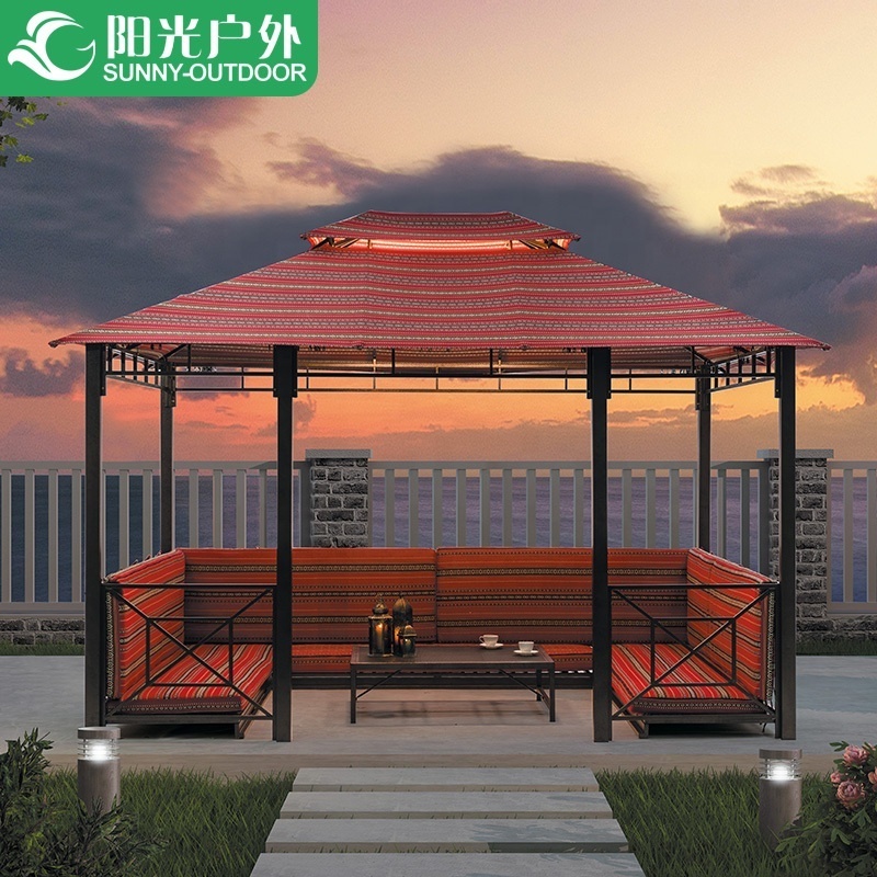 Family Party gazebo With Mosquito Net Swimming Pool And Gazebo Outdoor Beach Tent Gazebos