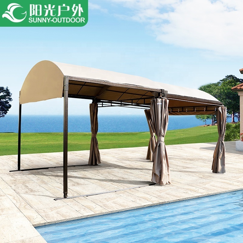 2022 Latest Design Gazebo Tent 6x3m   Used Outdoor  Waterproof Extendable  Pergola Tent Gazebo