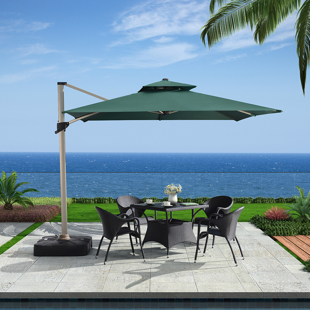 2023 beach umbrella heavy duty garden parasol sunshade large outdoor umbrella