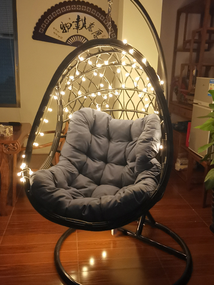 New Hot-selling Egg Swing Chair Hanging Chair With Round Rattan Garden Swing Chair  for Outdoor and Indoor