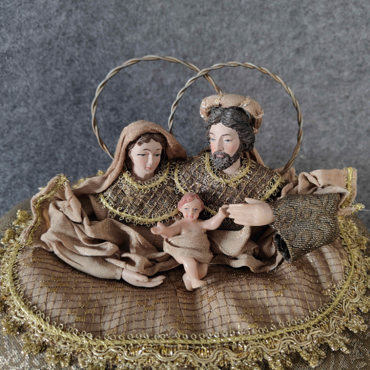 Pastel Interior Design Home Living Room Unique Religious Figures Nativity Pillow Charm Decorate