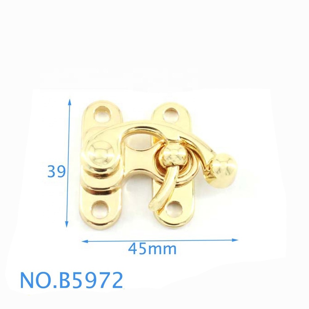 Metal Briefcase Latch Type Jewelry Box Wooden Box Locks For Sale Bag Hardware