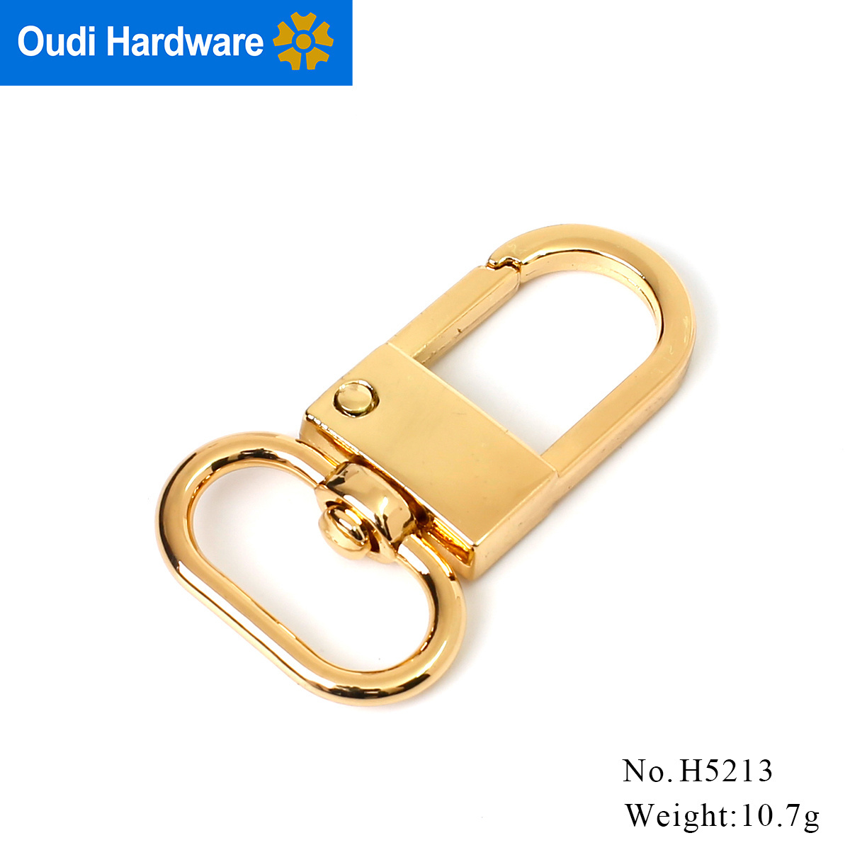 Wholesale Custom Metal Swivel Gold Snap Hook For Bag Handbag Hardware Fashion Purse Hook