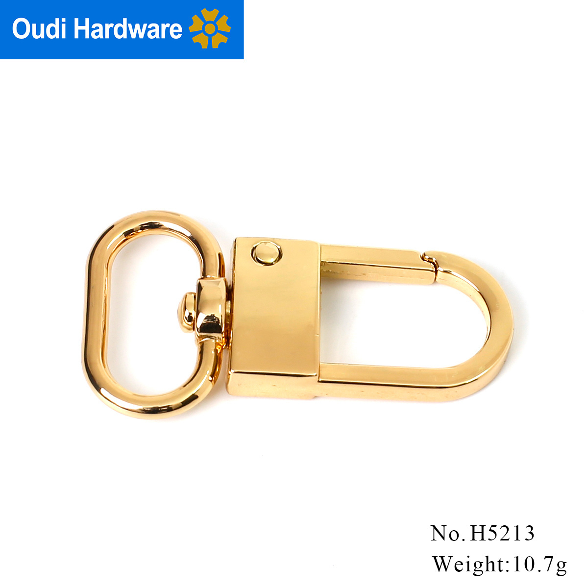 Wholesale Custom Metal Swivel Gold Snap Hook For Bag Handbag Hardware Fashion Purse Hook