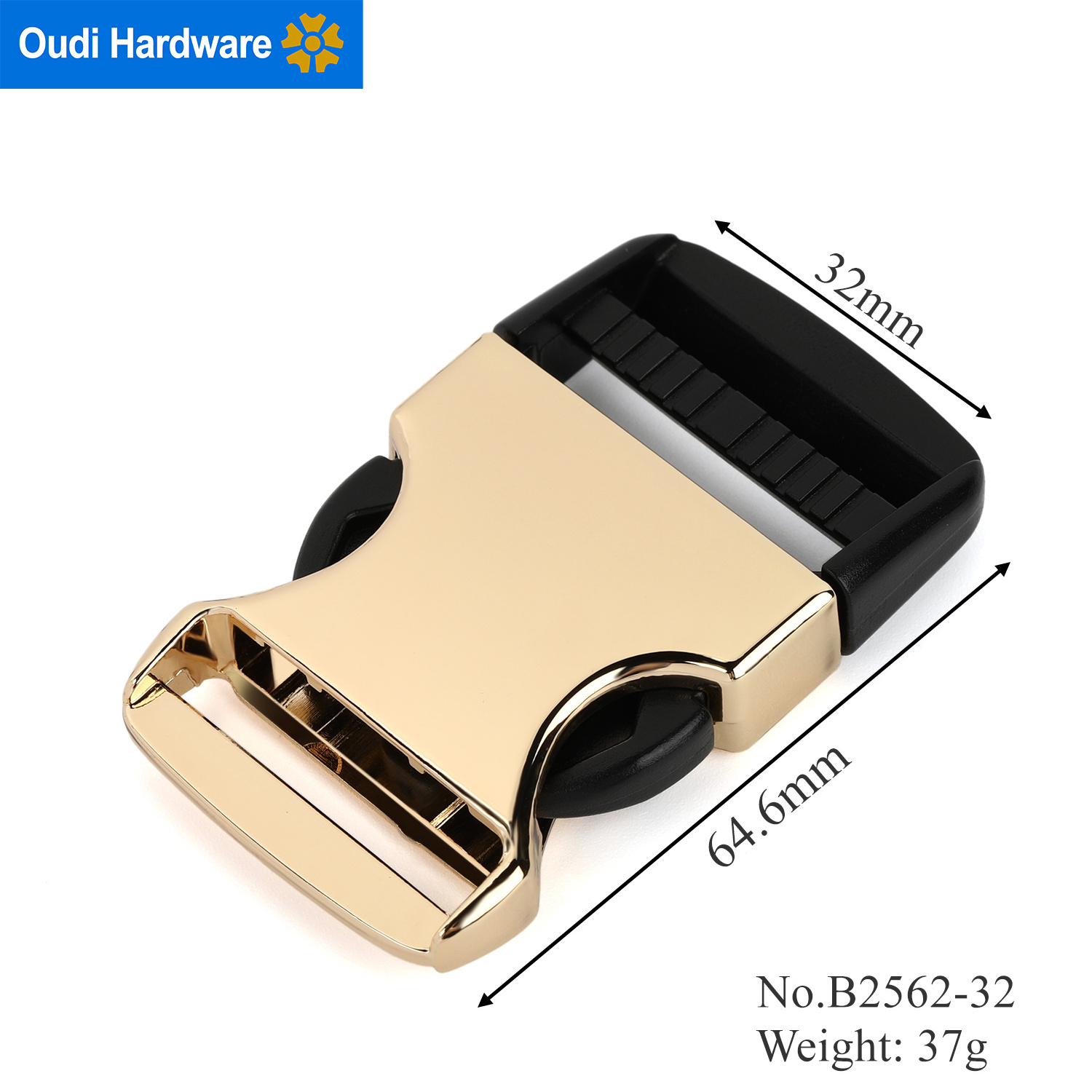 Wholesale 20mm Metal Side Quick Release Buckle plastic buckles bags with strap