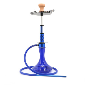 HOT Selling  Large Size Blue Color Factory Direct Price Aluminum  Shisha Hookah Nargule