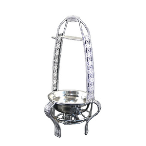 Tall Holder NICE  Silver Flower Smoke Coal   Basket Hookah Charcoal Holder 43cm 35.5cm