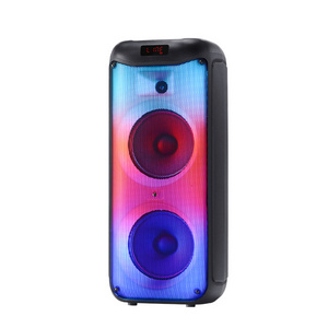 outdoor 3000w 8 inch subwoofer box horn speaker  mobile phone loud speaker big battery