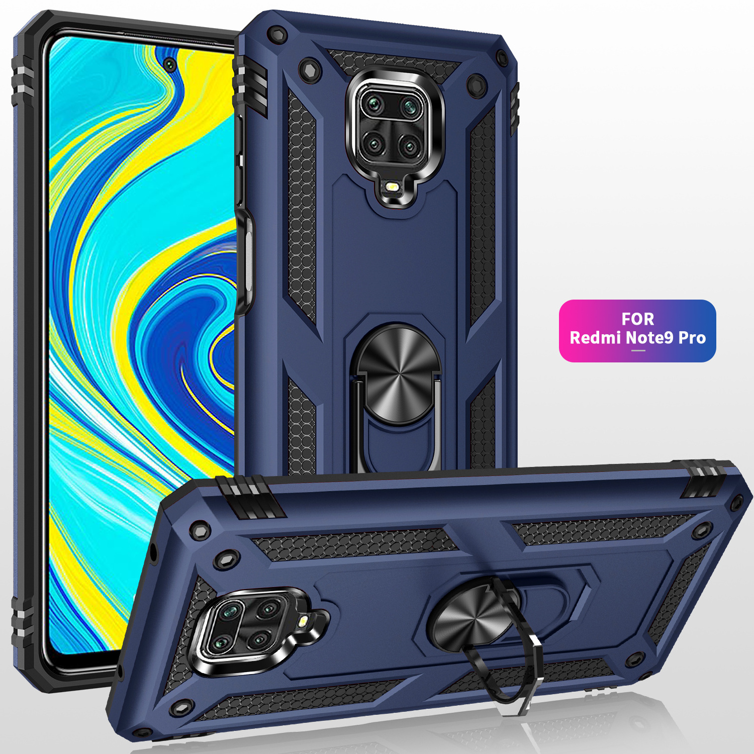 New Design  Redmi Note 9 Pro Case Silicone Breathable Case Cell Shockproof PC+TPU Phone Case For Phone