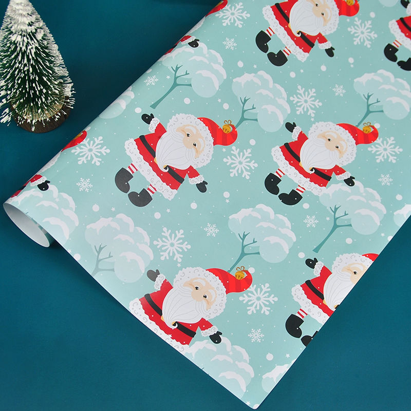 Christmas Style Custom Printed Logo Gift Wrapping Paper Clothing Flower Tissue Paper for packaging