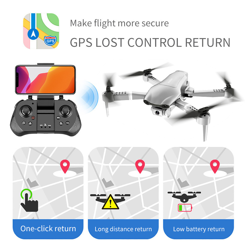 Newest GPS 4K 5G WiFi live video FPV quadcopter flight 25 minutes rc distance 500m drone HD wide-angle dual camera Toy F3 Drone