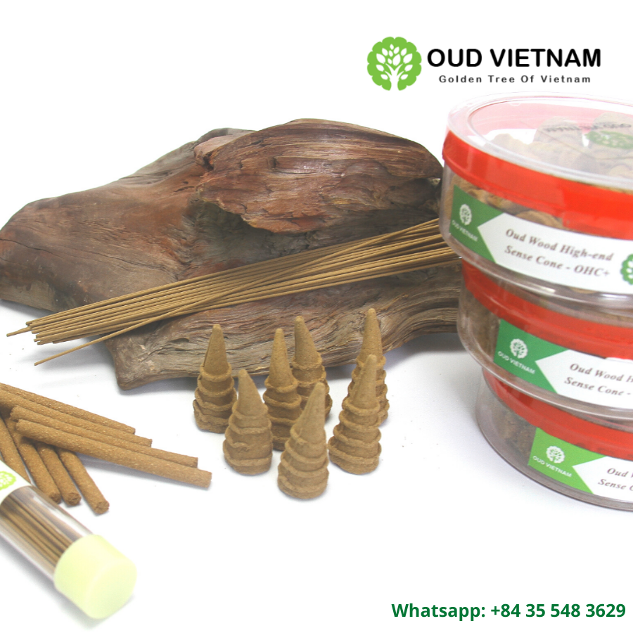 Agarwood oud incense stick in Vietnam Incense Bakhoor Coil cones for sale with the best price for wholesale