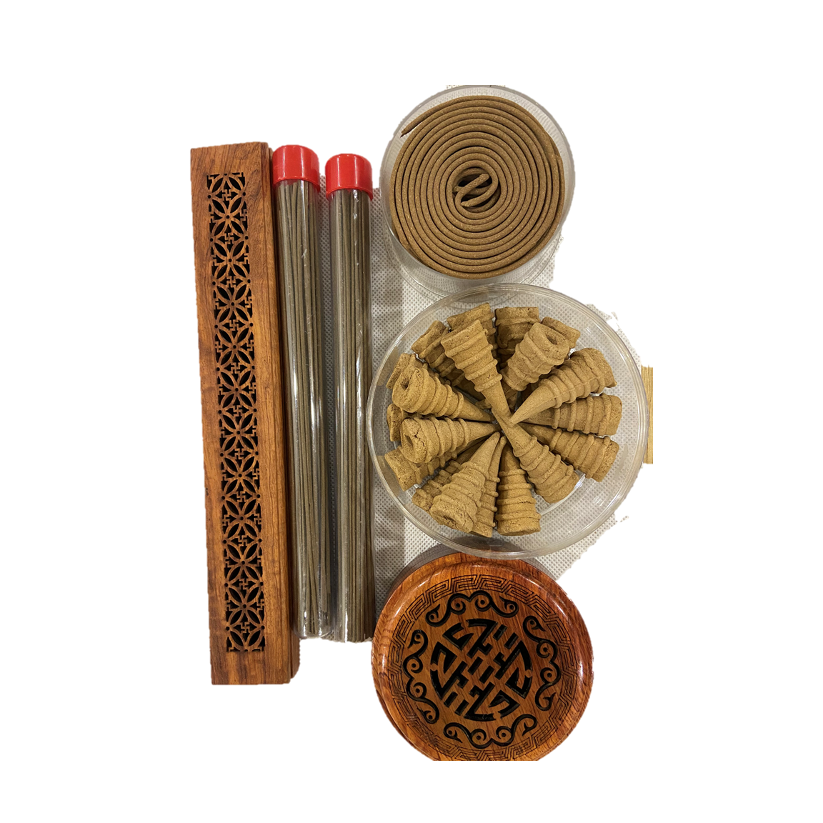 High-end Incense Stick 22cm Special Natural Scent 100% Oud Powder Burner Holder for Vietnam Agarwood (Oud) Incense