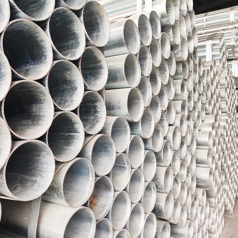 Wholesale Custom Hot Dip Gi Galvanized Round Steel Pipe Astm A106 Sch 40 Erw Gi Iron Welded Tube