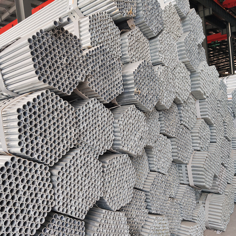 Wholesale Custom Hot Dip Gi Galvanized Round Steel Pipe Astm A106 Sch 40 Erw Gi Iron Welded Tube