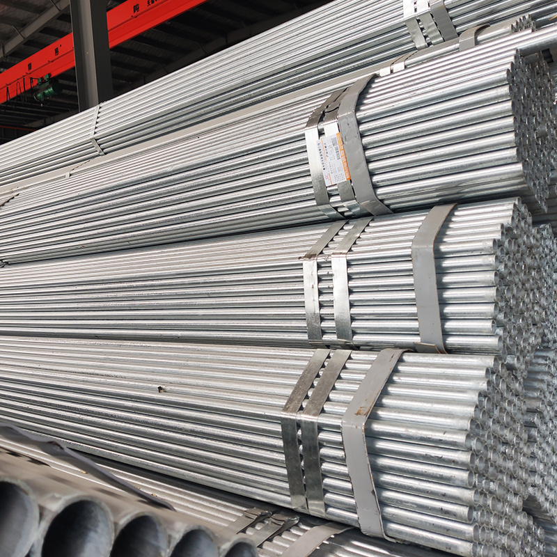 Wholesale Custom Hot Dip Gi Galvanized Round Steel Pipe Astm A106 Sch 40 Erw Gi Iron Welded Tube