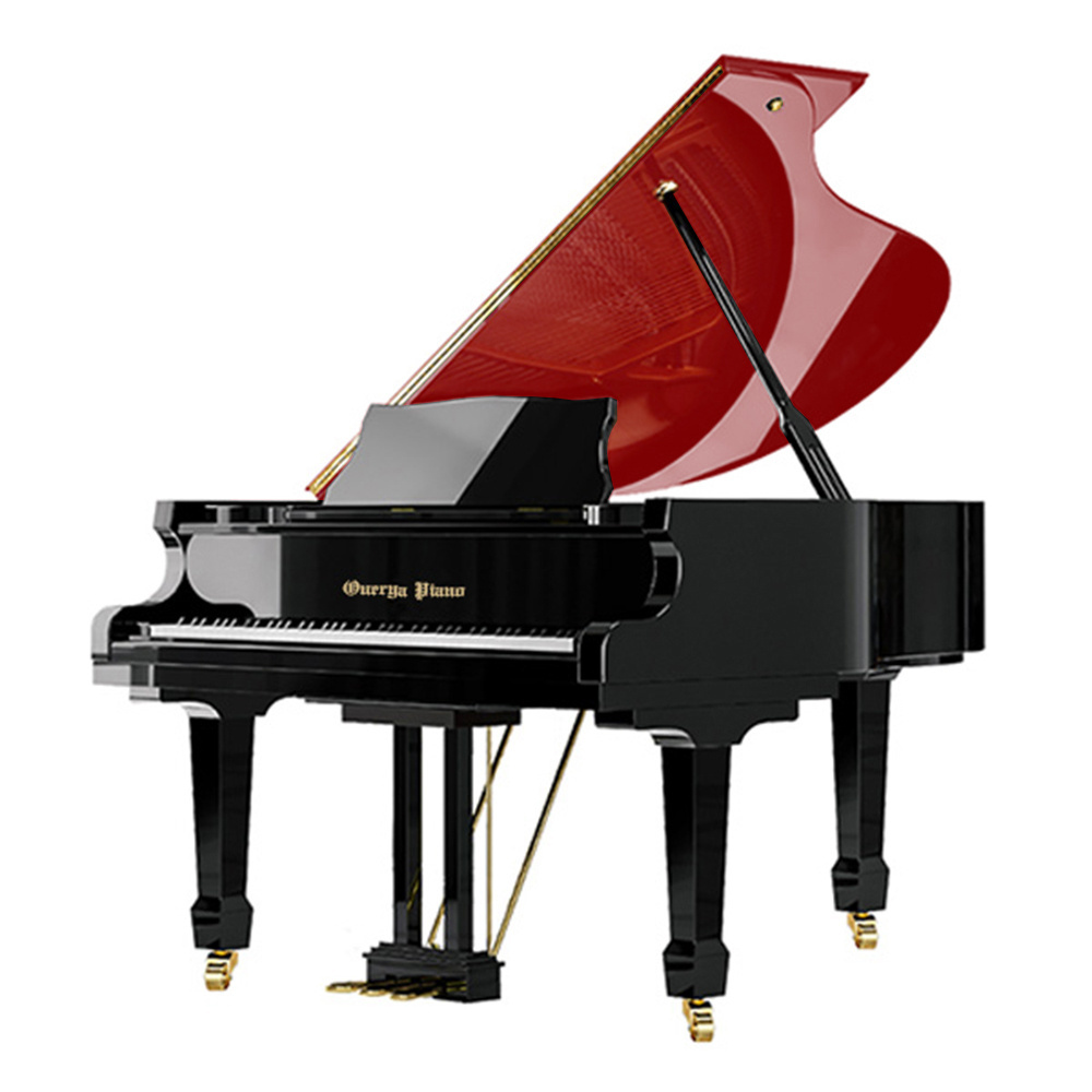 Grand piano with red top  The hotel plays the piano automatically  Six foot grand piano