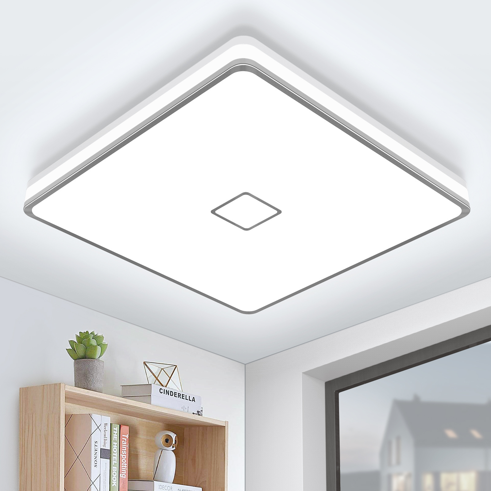 Minimalist Square LED Ceiling Light For Bedroom Lamparas De Techo Lighting Living Room Ceiling Lamp Indoor Decoration